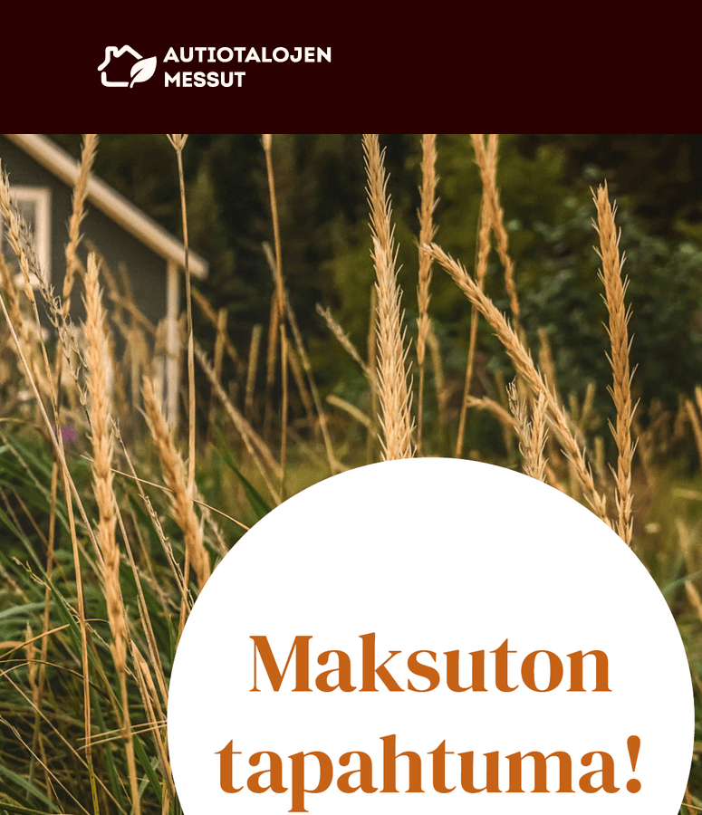 Vielä ehtii autiotalomessuille