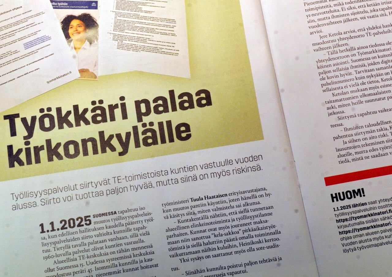 Työttömien palvelut huonontuivat